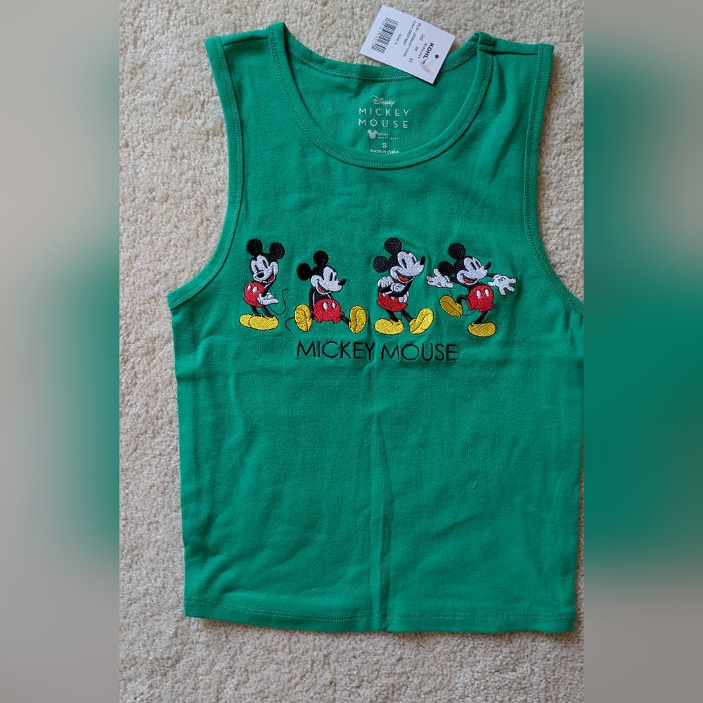 Disney Mickey Mouse Juniors Tank Top (NWT)